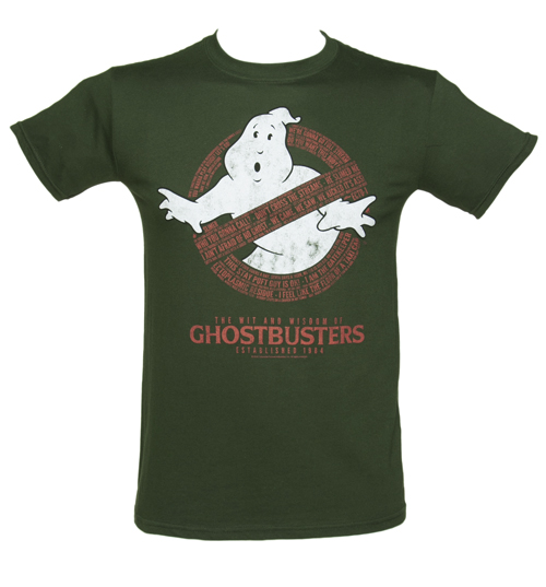 TruffleShuffle Mens The Wit and Wisdom of Ghostbusters