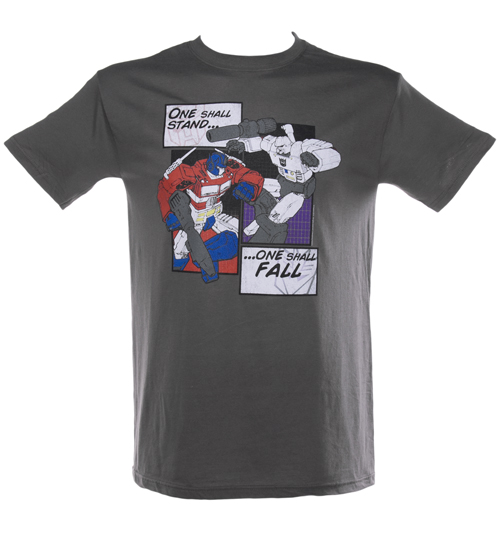 TruffleShuffle Mens Transformers Comic Strip T-Shirt