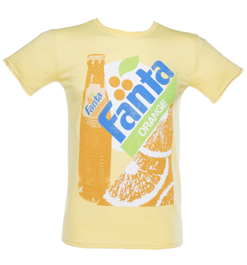 TruffleShuffle Mens Vintage Fanta Bottle T-Shirt