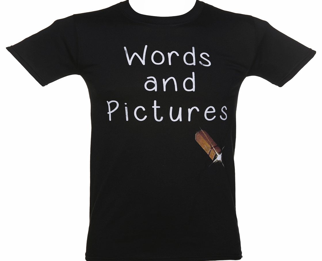 Mens Words and Pictures T-Shirt