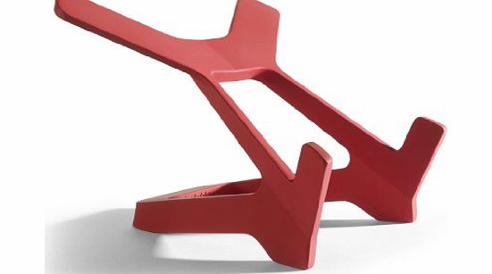 TRUGC Soft touch iPad, book amp; laptop stand red