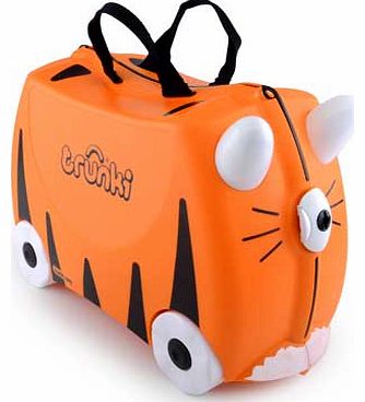 Trunki Tipu Tiger Ride-On Suitcase - Black/Orange