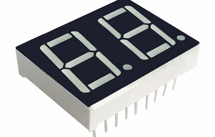 TruOpto 14.2mm Dual Red Display Anode 20mcd OSL20561-IR