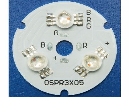 TruOpto 3-LED RGB Round Power LED Module OSPR3XT5