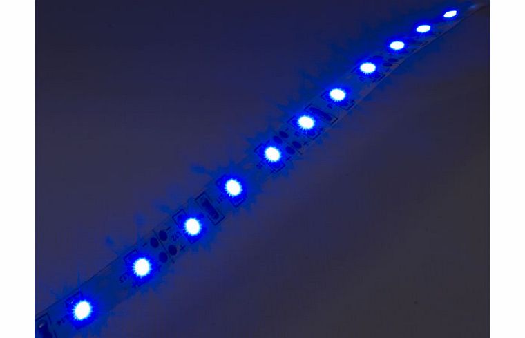 TruOpto LED Strip 5m 12V Blue 2.1mm DC Jack Connector