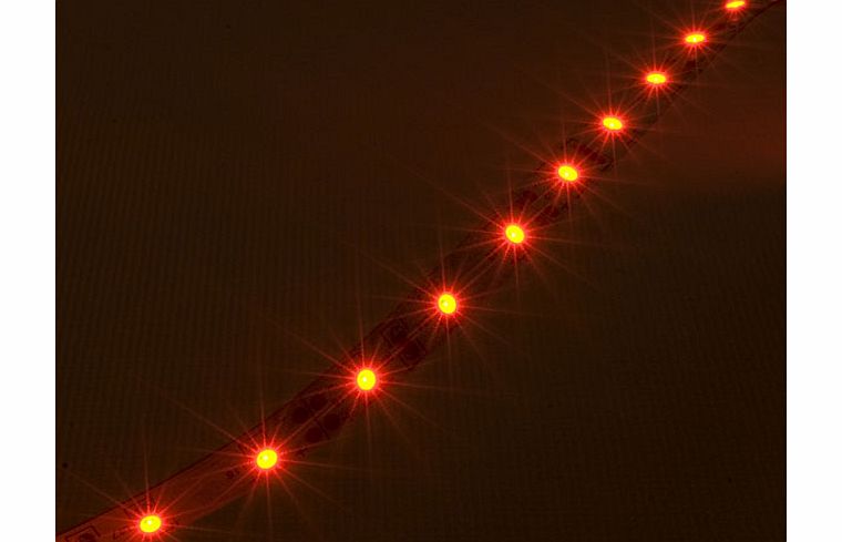 TruOpto LED Strip 5m 12V Red 2.1mm DC Jack Connector
