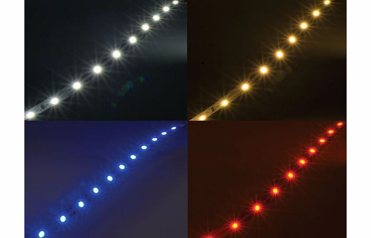 TruOpto LED Strip 5m 12V Yellow 2.1mm DC Jack Connector