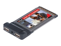 Trust 2PORT USB 2.0 CARDBUS - USB adapter - 2 ports