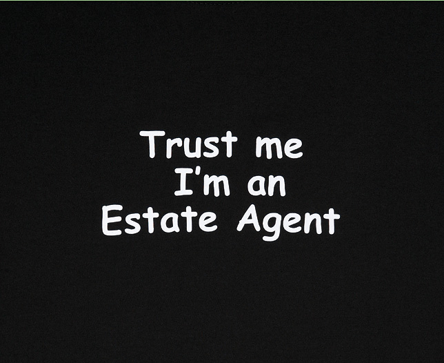 trust me Iand#39;m an Estate Agent T Shirt - Large