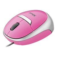 Trust Retractable Optical Mini Mouse Pink