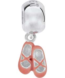 Truth Cutie Sterling Silver Enamel Ballet Shoe