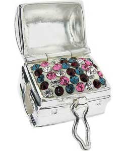 Truth Sterling Silver Crystal Treasure Chest