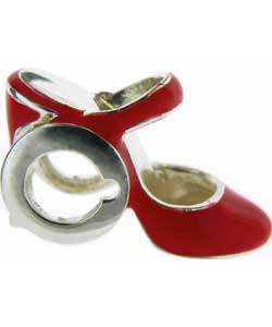 Truth Sterling Silver Red Enamel Shoe