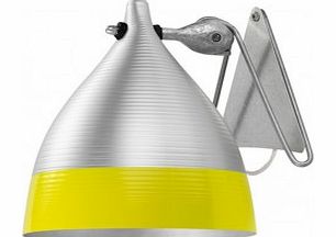 Cone appliquÃ© lamp - yellow `One size