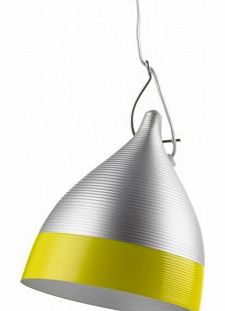 Cone hanging lamp - yellow `One size