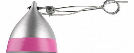 Pinched cone lamp - pink `One size