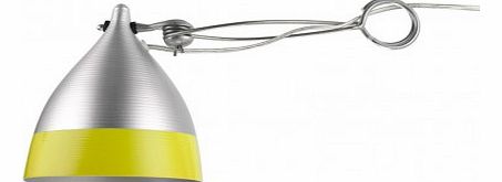 Pinched cone lamp - yellow `One size