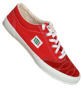 2009F Red Leather Trainers