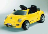 Official Licensed Volkswagen New Beetle Kids Ride on Outdoor Pedal Car
