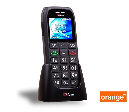 Mars TT400 - Orange Pay As You Go - Pre-Pay - PAYG Big Button Mobile Phone