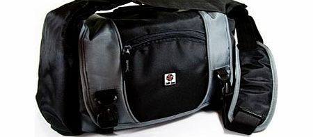 Shoulder case Bag for digital SLR camera in size: XL / colour: Grey / compatible with (Pentax RICOH / K3, K-3, GR, K-50, K-500, K5 II, K100D, KD10, K-3, K-x, K110D, K200D, K20D, K-7, K-30, K-