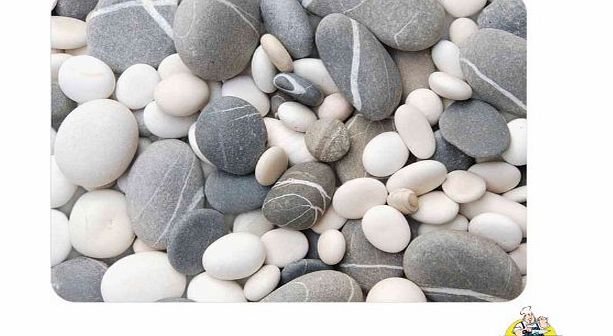 Tuftop Ultimate Kitchen Boards Premium Medium Glass Chopping Board - Stones Design Kitchen Worktop Saver Protector