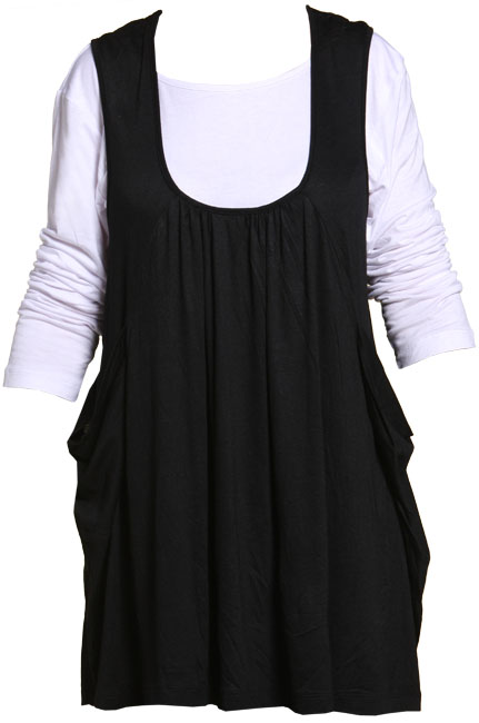 Tulip t-shirt and pinafore dress