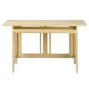 desk, light oak effect