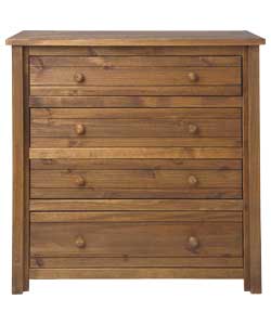 Tulum 4 Drawer Chest - Dark