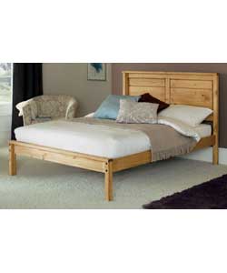 Light Double Bed with Memory Foam Mattress