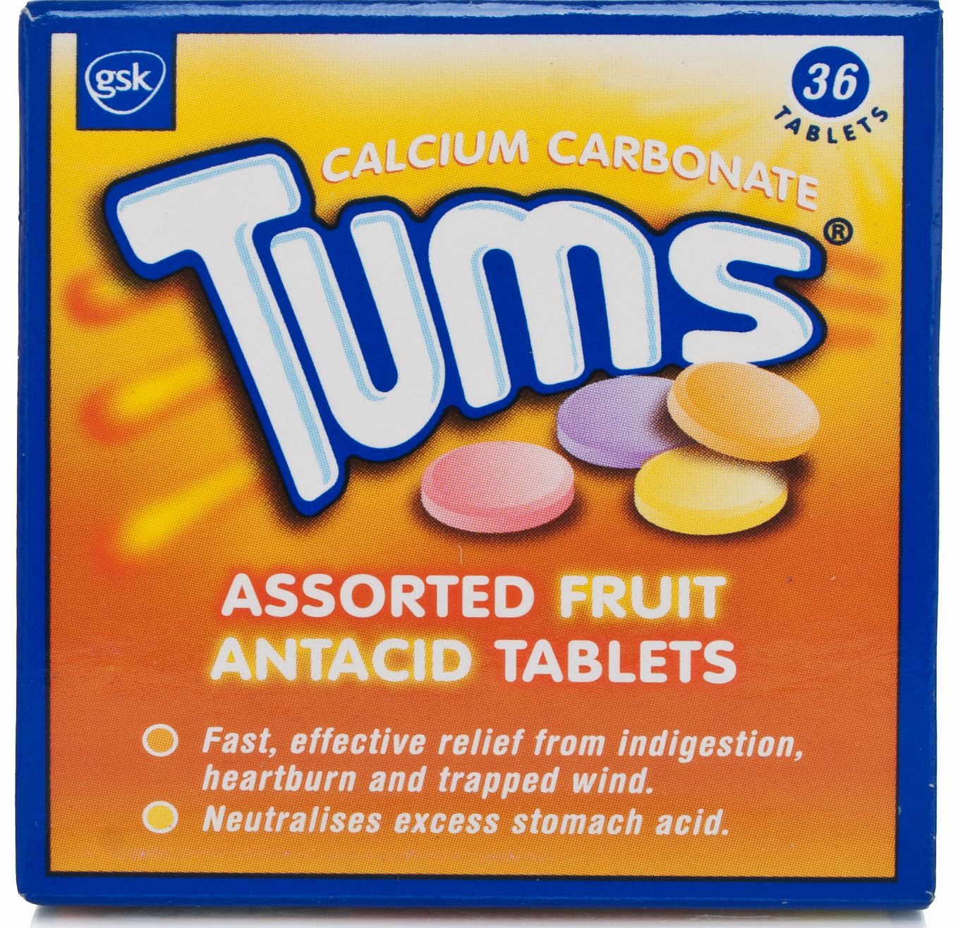 Assorted Fruit Antacid Tablets