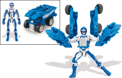 turbo Battlized Blue Power Ranger