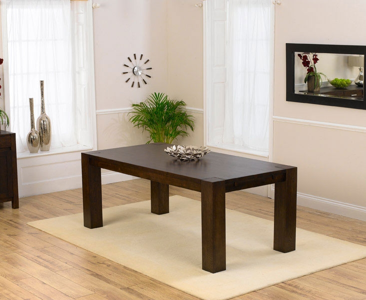 Turin Dark Oak Dining Table - 200cm