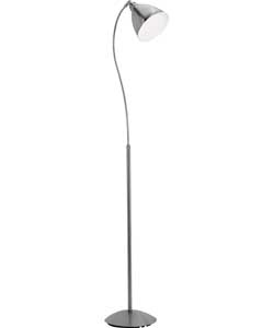 Turin Floor Lamp - Satin Nickel