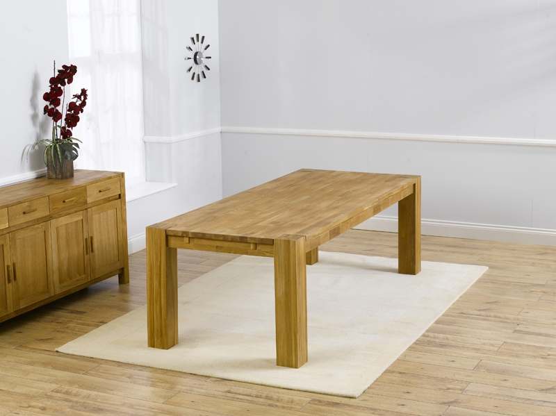 Turin Oak Dining Table - 240cm