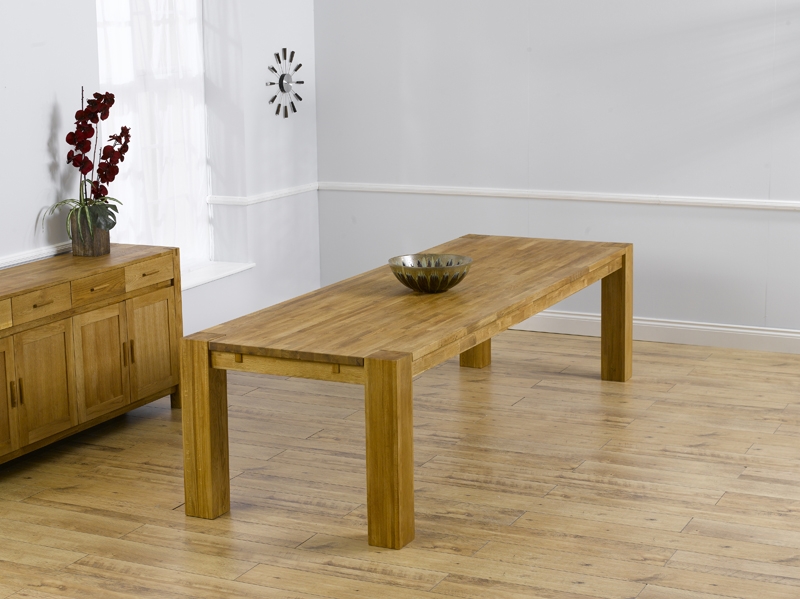Turin Oak Dining Table - 300cm