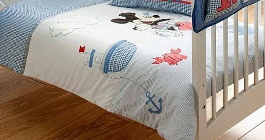 Turner Bianca Disney Mickey Mouse Sailor Cot/Cotbed Quilt