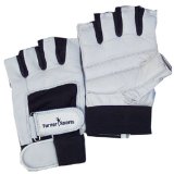 Turner Sports Double Velcro Leather WEIGHT LIFTING Gloves BODY BUILDING TRAINING CYCLING Large