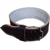 Leather Power lifting body building belt weightlifting belts Large