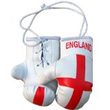 Turner Sports Mini Punch Boxing Gloves Miniature Novelties Key Chain United Kingdom Flagged