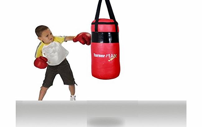 TurnerMAX Kids Punch Bag MMA Training Kickboxing Gym Punching Ball Junior children