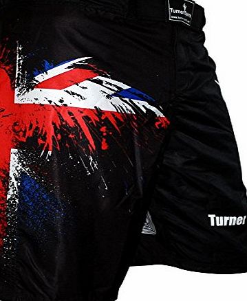 TurnerMAX MMA shorts for MMA fighting Kick Boxing Training Grappling and UFC Cage Fight Short -L