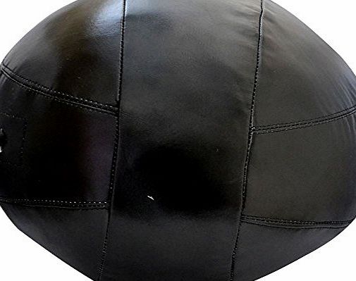TurnerMAX  PVC Medicine Ball Black Fitness Boxing Training Gym Muscle Body Exercise MMA New (5kg)