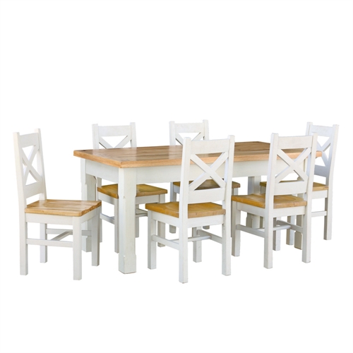 Tuscany Distressed Small Extending Dining Set
