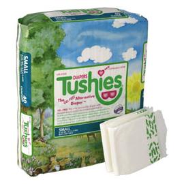 tushies Gel-Free Disposable Nappies - Medium