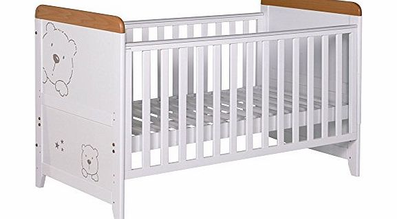3 Bears Cot Bed (White)