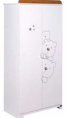 Tutti Bambini Three Bears Wardrobe, White `506