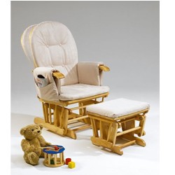 Tutti Bambini Recliner Glider Chair and Stool