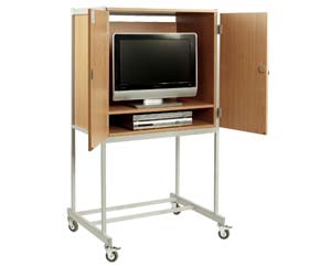 TV and video/dvd mobile cabinet