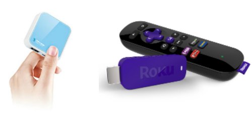 TV Smart Box Watch UK TV Abroad - Roku Streaming Stick 